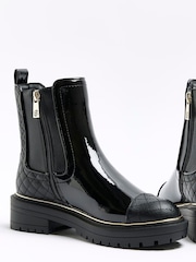 River Island Black Wide Fit Chelsea Boots - Image 4 of 4