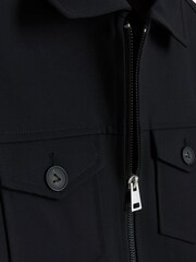 River Island Black Smart Fine Twill Western Jacket - Image 5 of 6