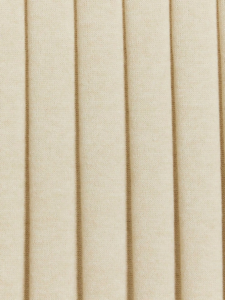 River Island Beige High Neck Knitted Maxi Dress - Image 6 of 6