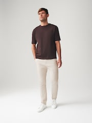 Ecru, Weiß - Chinohose in Skinny Fit mit Stretchanteil - Bild 2 von 9