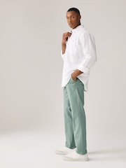 Green Pale Slim Fit Stretch Chinos Trousers - Image 2 of 9