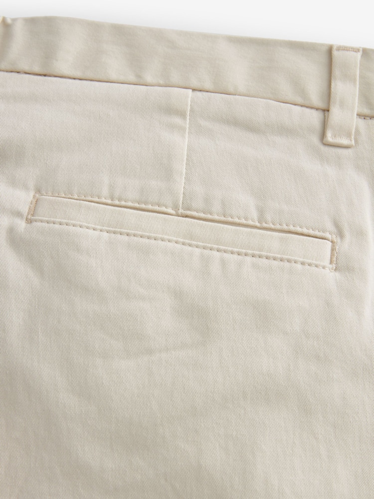 Ecru White Stretch Chino Trousers - Image 9 of 9 Ecru White Stretch Chino Trousers - Image 9 of 9