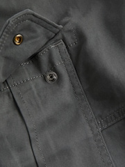 Black/Charcoal Grey Slim Fit Cotton Rich Stretch Cargo Trousers 2 Pack - Image 17 of 17