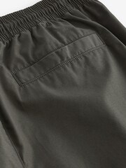 Dark Khaki Green Relaxed Fit Utility Parachute Cargo Trousers - Image 11 of 11
