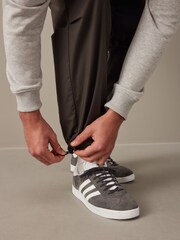 Dark Khaki Green Relaxed Fit Utility Parachute Cargo Trousers - Image 6 of 11