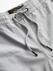 Light Grey Regular Tapered Stretch Utility Cargo Trousers - Image 10 of 13