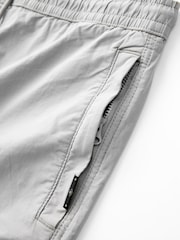 Light Grey Regular Tapered Stretch Utility Cargo Trousers - Image 11 of 13