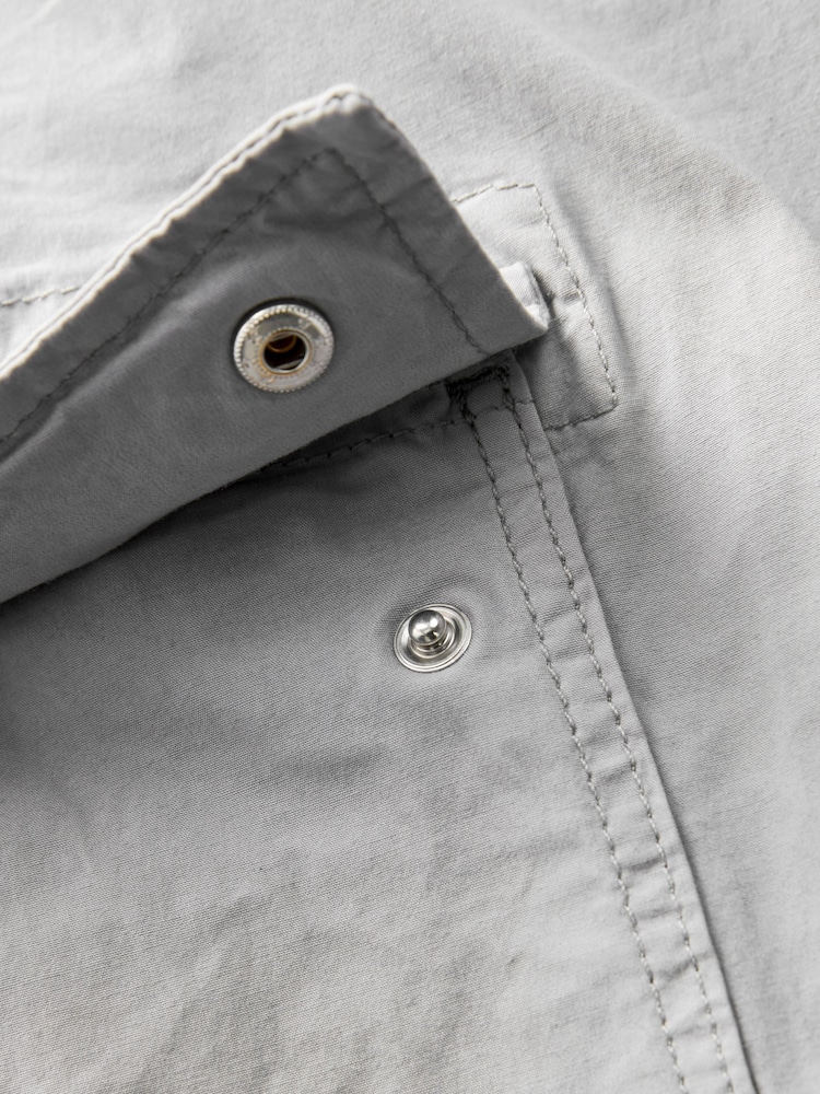 Light Grey Regular Tapered Stretch Utility Cargo Trousers - Image 13 of 13