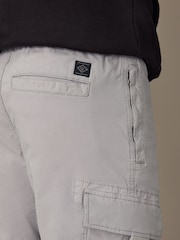 Light Grey Regular Tapered Stretch Utility Cargo Trousers - Image 8 of 13