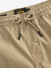 Light Tan Regular Tapered Stretch Utility Cargo Trousers - Image 9 of 11