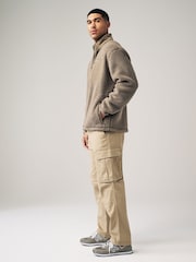 Pierre - Ajustement droit - Pantalon cargo stretch en coton - Image 3 de 11