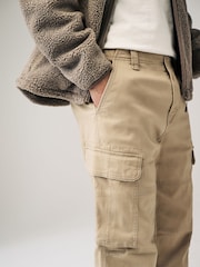 Pierre - Ajustement droit - Pantalon cargo stretch en coton - Image 5 de 11