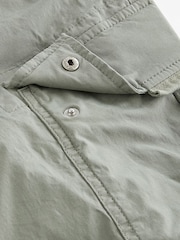 Sage Green Regular Tapered Stretch Utility Cargo Trousers - Image 10 of 10