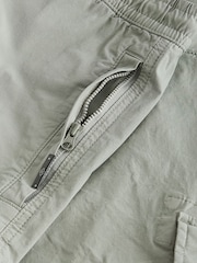 Sage Green Regular Tapered Stretch Utility Cargo Trousers - Image 8 of 10