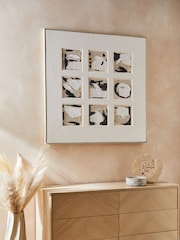 Natural Extra Large Hand Painted Abstract Framed Canvas Wall Art - Image 2 of 6