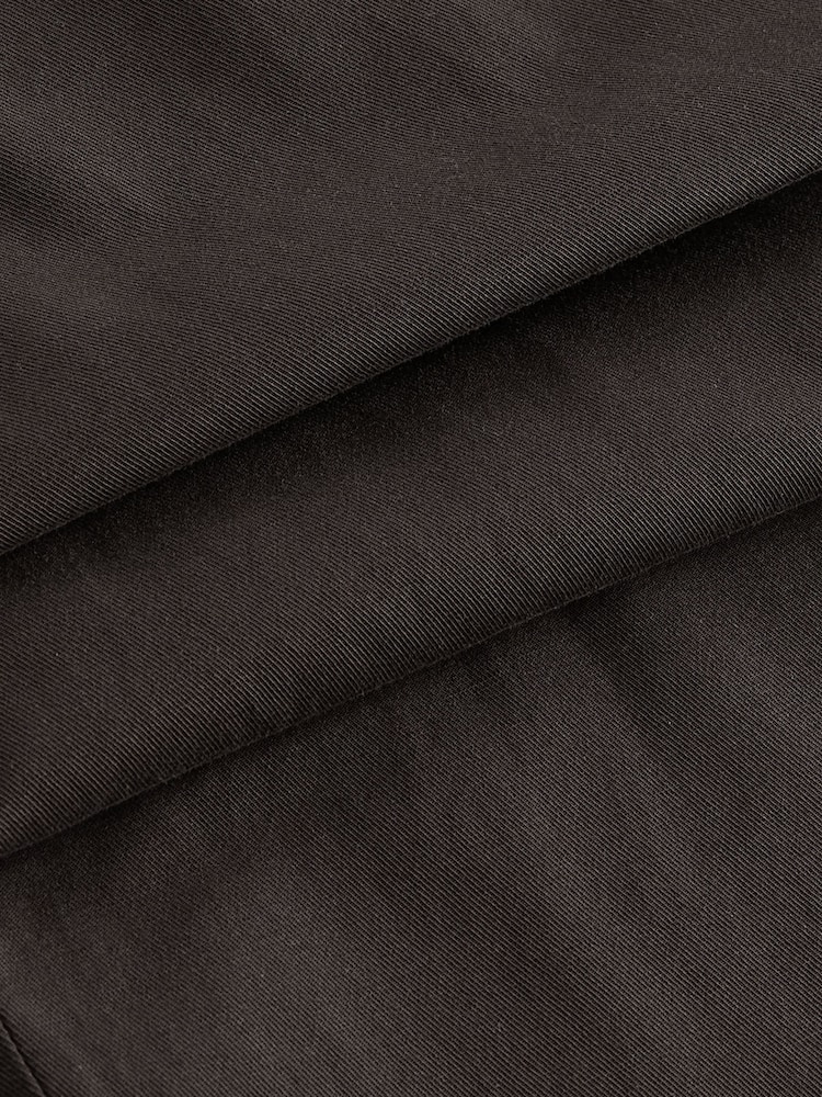 Brown Belted Linen Blend Trousers - Image 12 of 12