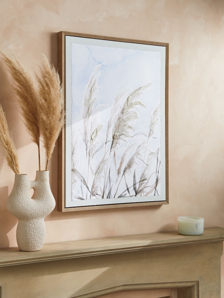 Natural Pampas Landscape Framed Canvas Wall Art - Image 2 of 6 Natural Pampas Landscape Framed Canvas Wall Art - Image 2 of 6