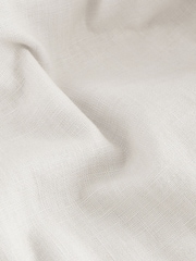 Light Grey Slim Fit Linen Cotton Elasticated Drawstring Trousers - Image 12 of 12