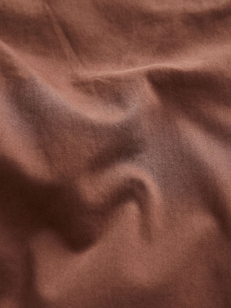 Rust Brown Slim Fit Premium Laundered Stretch Chinos Trousers - Image 7 of 7