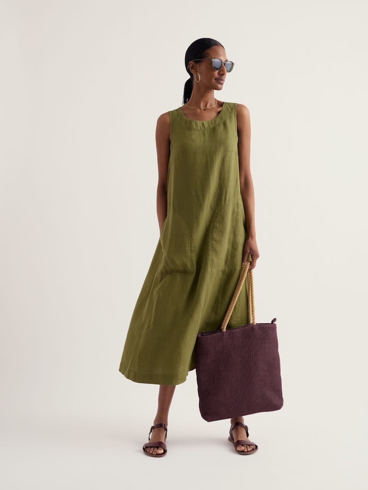 Seasalt Cornwall Green Cresting Waves Dress - Image 1 of 4 Seasalt Cornwall Green Cresting Waves Dress - Image 1 of 4