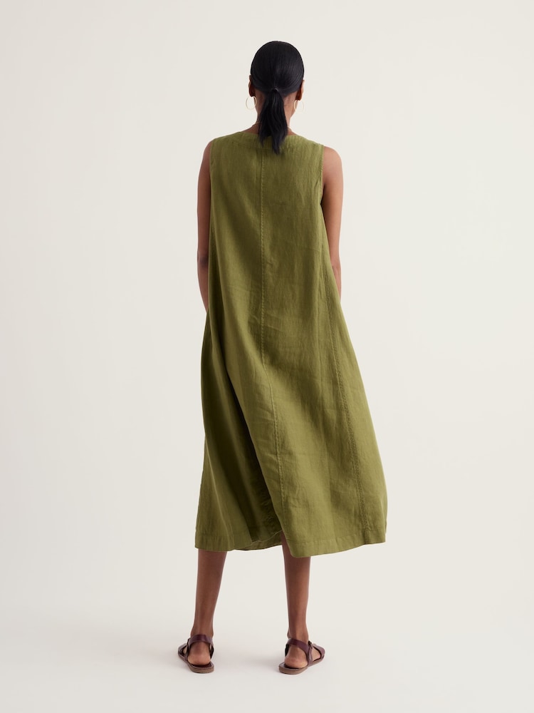 Seasalt Cornwall Green Cresting Waves Dress - Image 2 of 4 Seasalt Cornwall Green Cresting Waves Dress - Image 2 of 4