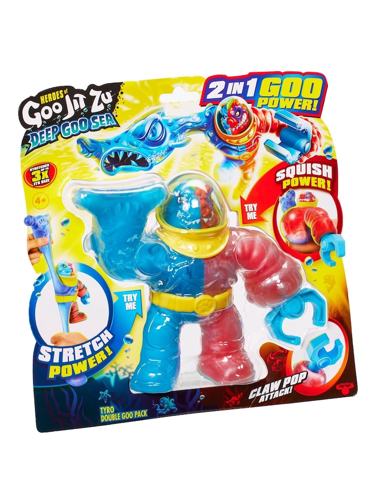Goo Jit Zu Deep Goo Sea Double Goo Attack Pack Tyro Toy - Image 2 of 9