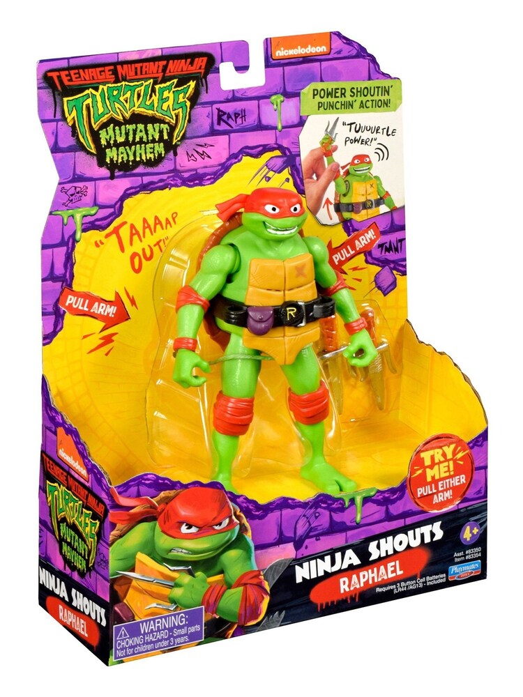 Teenage Mutant Ninja Turtles Movie Ninja Shouts Raphael Action Figure - Image 1 of 7