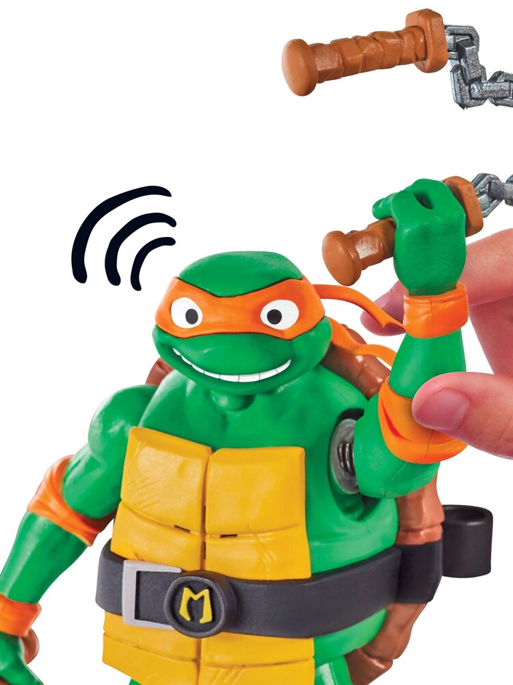 Teenage Mutant Ninja Turtles Movie ninja Shouts Michaelangelo Action Figure - Image 6 of 6