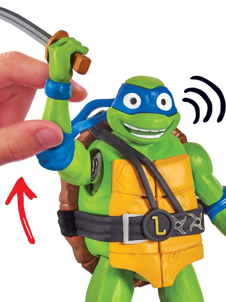 Teenage Mutant Ninja Turtles Movie Ninja Shouts Leonardo Action Figure - Image 7 of 7