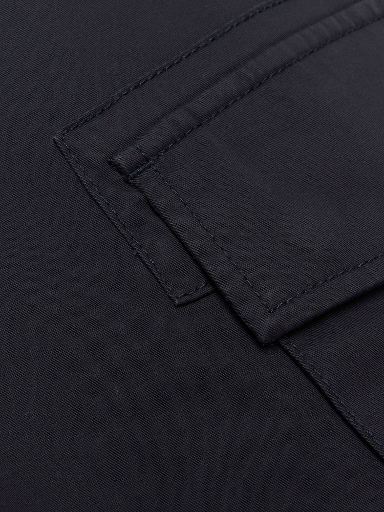 River Island Blue Washed Cargo Hatch Elasticated Joggers - Image 6 of 6 River Island Blue Washed Cargo Hatch Elasticated Joggers - Image 6 of 6