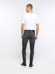 River Island Black Spray On Skinny Jeans - Image 2 of 6