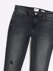 River Island Black Spray On Skinny Jeans - Image 6 of 6