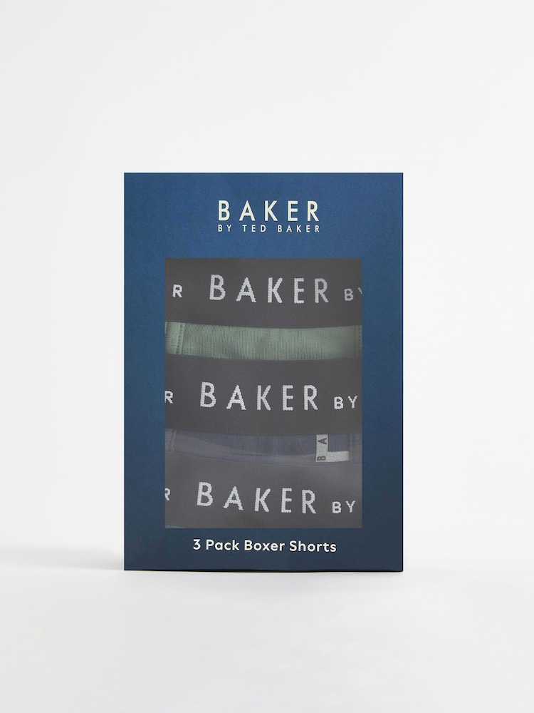 Baker by Ted Baker Boxers 3 Pack - Image 6 of 6