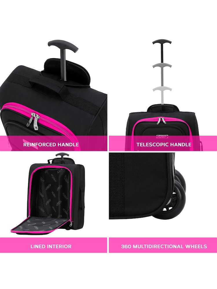 Flight Knight Soft Cabin Carry-on Bag, Compatible 100+ Airlines 2 Wheels Luggage - Image 5 of 5