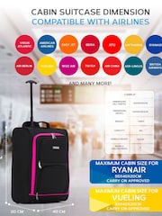 Flight Knight Cabin Carryon 2 Wheels, EasyJet, Ryanair Compatible Luggage - Image 6 of 7