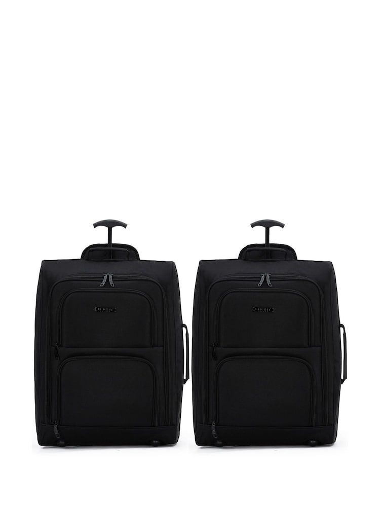 Flight Knight Cabin Carryon 2 Wheels, EasyJet, Ryanair Compatible Luggage - Image 1 of 7