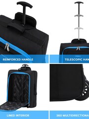 Flight Knight Cabin Carryon 2 Wheels, EasyJet, Ryanair Compatible Luggage - Image 6 of 7
