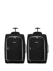 Flight Knight 55x35x20cm Cabin Carryon 2 Wheels Luggage with Compatible 100+ Airlines - Image 1 of 7