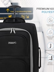 Flight Knight 55x35x20cm Cabin Carryon 2 Wheels Luggage with Compatible 100+ Airlines - Image 3 of 7