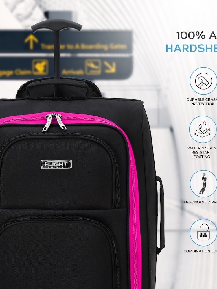 Negro/rosa - Bolsa de cabina blanda de Flight Knight - Imagen 6 de 6 Negro/rosa - Bolsa de cabina blanda de Flight Knight - Imagen 6 de 6