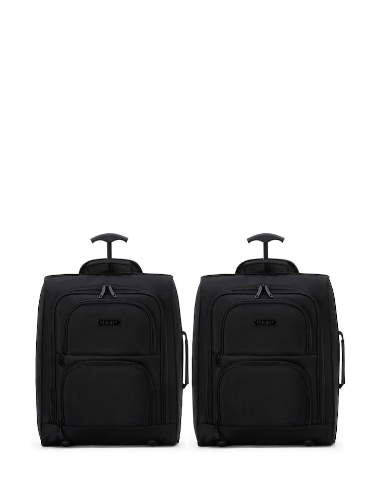 Flight Knight Soft Cabin Carry-on Bag, Compatible 100+ Airlines 2 Wheels Luggage - Image 1 of 7