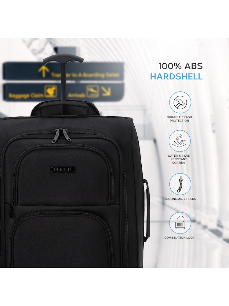 Flight Knight Soft Cabin Carry-on Bag, Compatible 100+ Airlines 2 Wheels Luggage - Image 2 of 8