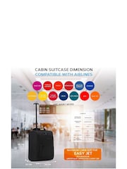 Flight Knight Soft Cabin Carry-on Bag, Compatible 100+ Airlines 2 Wheels Luggage - Image 6 of 7