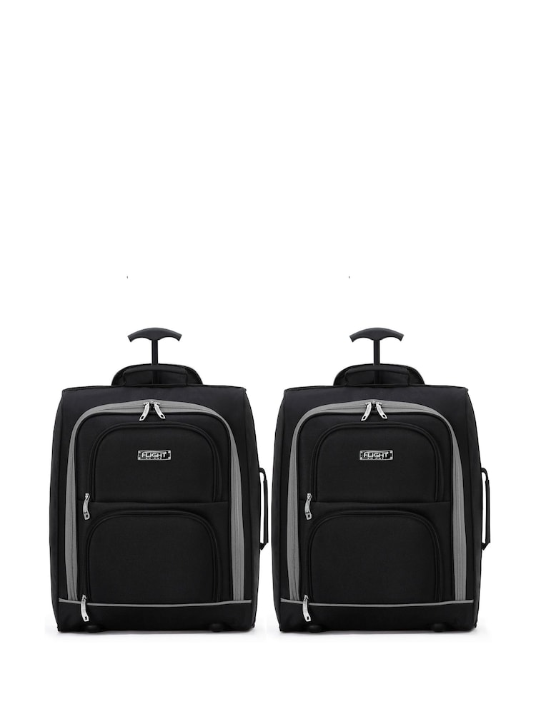 Flight Knight Soft Cabin Carry-on Bag, Compatible 100+ Airlines 2 Wheels Luggage - Image 1 of 1