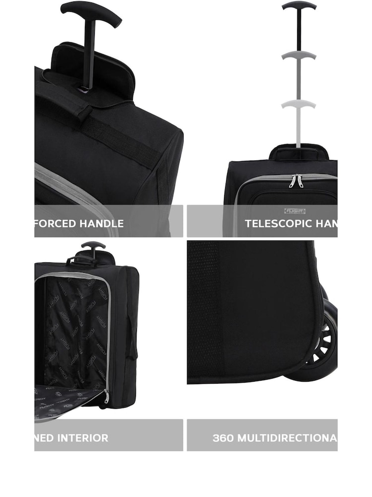 Eazyfly Lightweight Cabin Suitcase - 48cm Carry-On Roller Bag For Ryanair, EasyJet & All Airlines 12 thumbnail image
