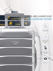 Flight Knight Silver Premium Hard Shell ABS Cabin Carry On Case - Image 4 of 7