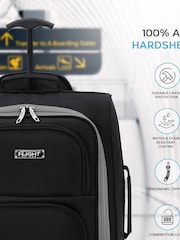 Grijs/zwart - Flight Knight - Zachte handbagagekoffer - Afbeelding 6 van 8