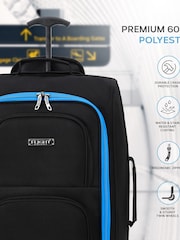 Flight Knight 55x35x20cm Cabin Carryon 2 Wheels Luggage with Compatible 100+ Airlines - Image 6 of 6