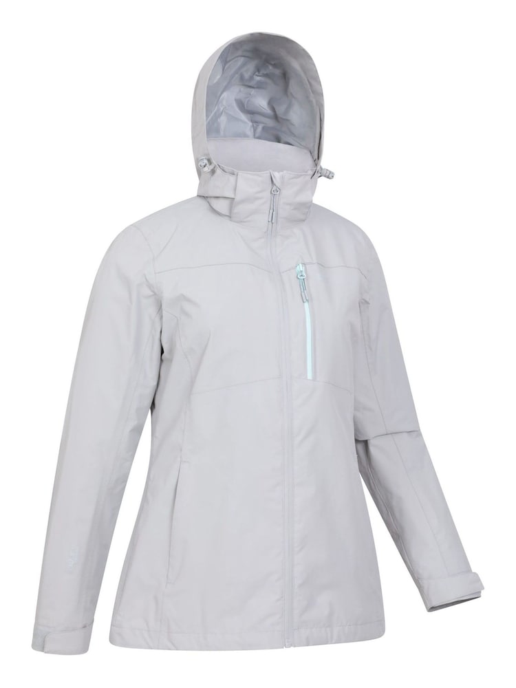 Mountain Warehouse Grey Rainforest II Extreme Womens Waterproof Jacket - Image 2 of 5