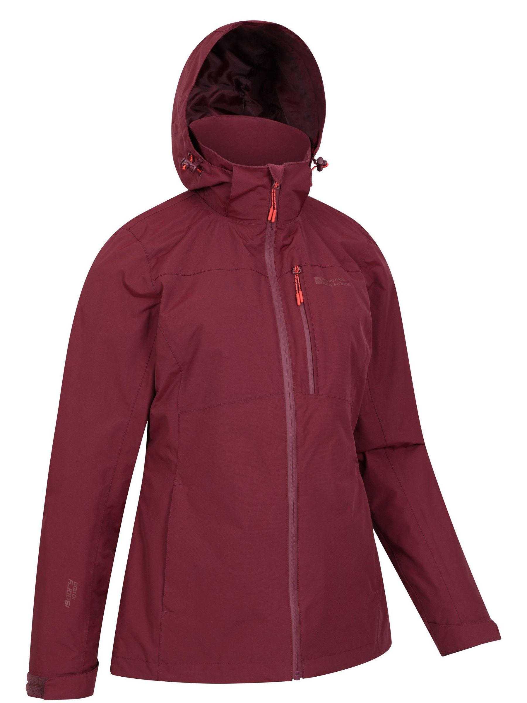 Buy Mountain Warehouse Red Womens Rainforest II Extreme Waterproof Jacket from Next Ireland